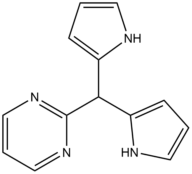 2-[Di(2-pyrrolyl)methyl]pyrimidine Struktur