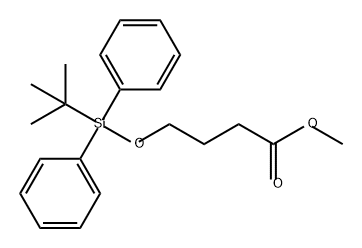 Butanoic acid, 4-[[(1,1-dimethylethyl)diphenylsilyl]oxy]-, methyl ester Struktur