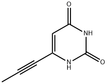 2,4(1H,3H)-Pyrimidinedione, 6-(1-propyn-1-yl)- Struktur