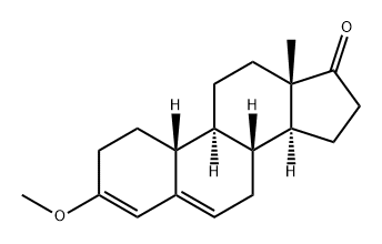 Estra-3,5-dien-17-one, 3-methoxy- 化学構造式