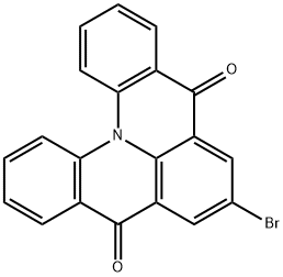 7-溴喹啉并[3,2,1-DE]吖啶-5,9-二酮 结构式