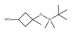 3-((叔丁基二甲基甲硅烷基)氧基)-3-甲基环丁烷-1-醇, 1798336-99-8, 结构式