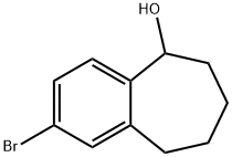 5H-Benzocyclohepten-5-ol, 2-bromo-6,7,8,9-tetrahydro- 化学構造式