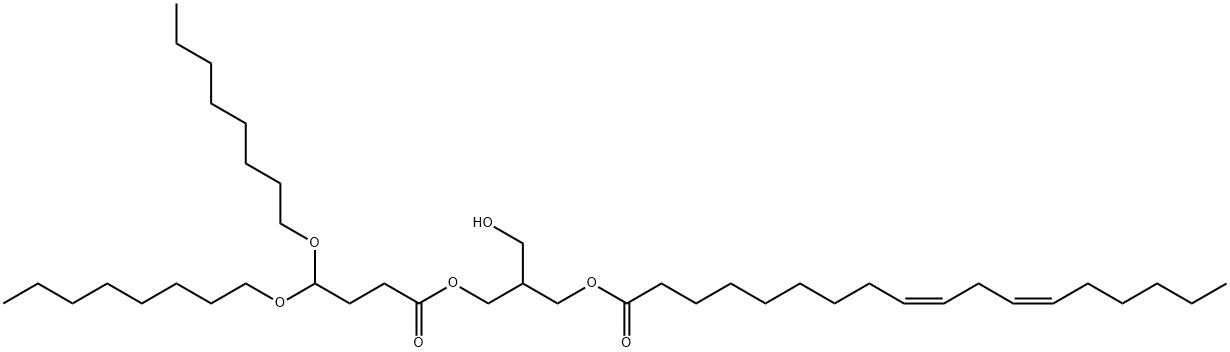 1799317-46-6 9,12-Octadecadienoic acid (9Z,12Z)-, 3-[4,4-bis(octyloxy)-1-oxobutoxy]-2-(hydroxymethyl)propyl ester