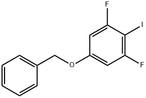 5-(Benzyloxy)-1,3-difluoro-2-iodobenzene Structure