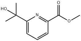 2-Pyridinecarboxylic acid, 6-(1-hydroxy-1-methylethyl)-, methyl ester Struktur