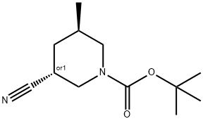 1799855-32-5 REL-(3R,5R)-3-氰基-5-甲基哌啶-1-羧酸叔丁酯