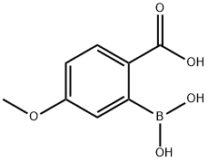 Benzoic acid, 2-borono-4-methoxy- 化学構造式