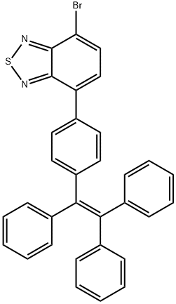 4-Bromo-7-[4-(1,2,2-triphenylethenyl)phenyl]-2,1,3-benzothiadiazole Structure
