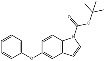 tert-Butyl 5-phenoxy-1H-indole-1-carboxylate Structure