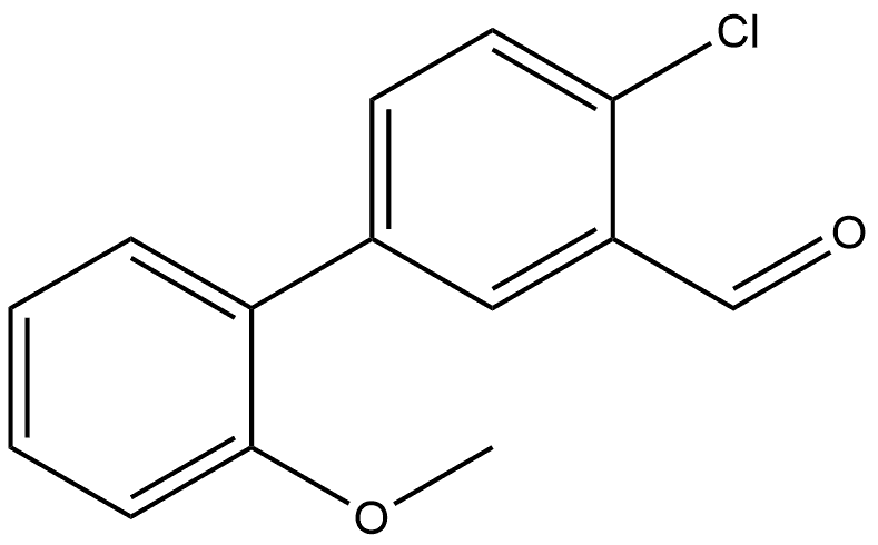 4-Chloro-2'-methoxy[1,1'-biphenyl]-3-carboxaldehyde Structure
