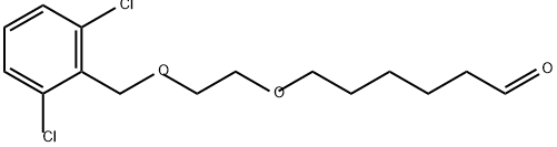 Hexanal, 6-[2-[(2,6-dichlorophenyl)methoxy]ethoxy]- 结构式