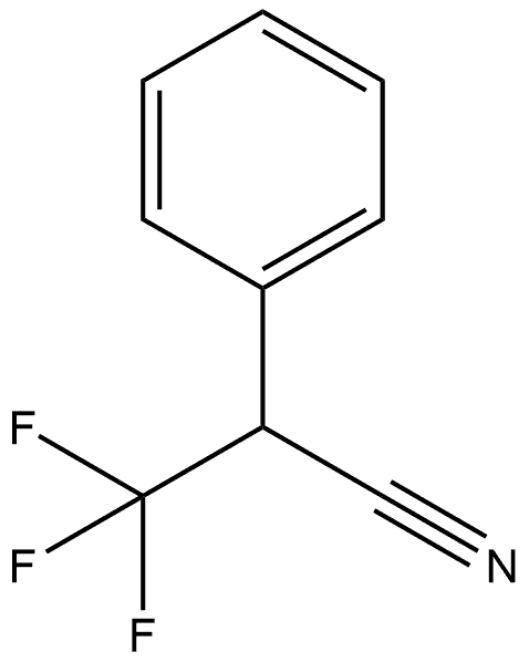 3,3,3-trifluoro-2-phenylpropanenitrile Structure