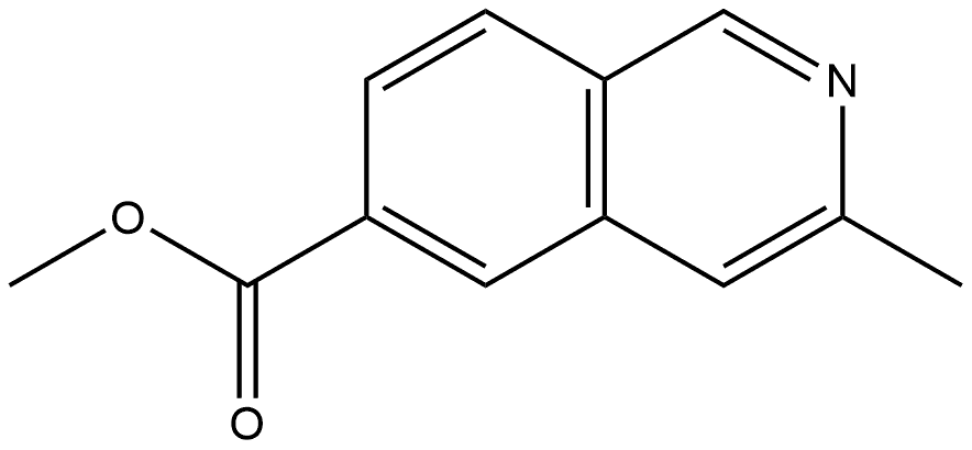 Methyl 3-methylisoquinoline-6-carboxylate Struktur