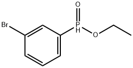 乙基(3-溴苯基)次膦酸盐 结构式