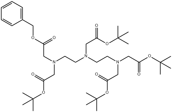 180152-87-8 3-Oxa-6,9,12-triazatetradecan-14-oic acid, 6,9-bis[2-(1,1-dimethylethoxy)-2-oxoethyl]-2,2-dimethyl-4-oxo-12-[2-oxo-2-(phenylmethoxy)ethyl]-, 1,1-dimethylethyl ester (9CI)