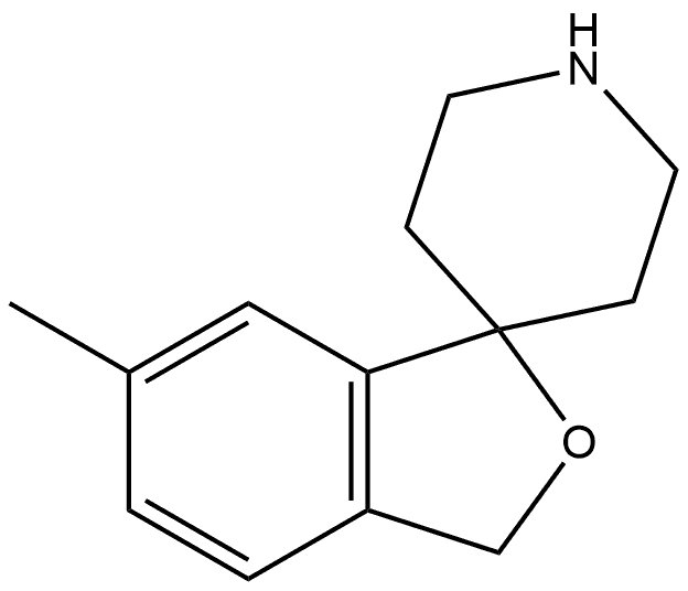 6-Methylspiro[isobenzofuran-1(3H),4′-piperidine] Struktur