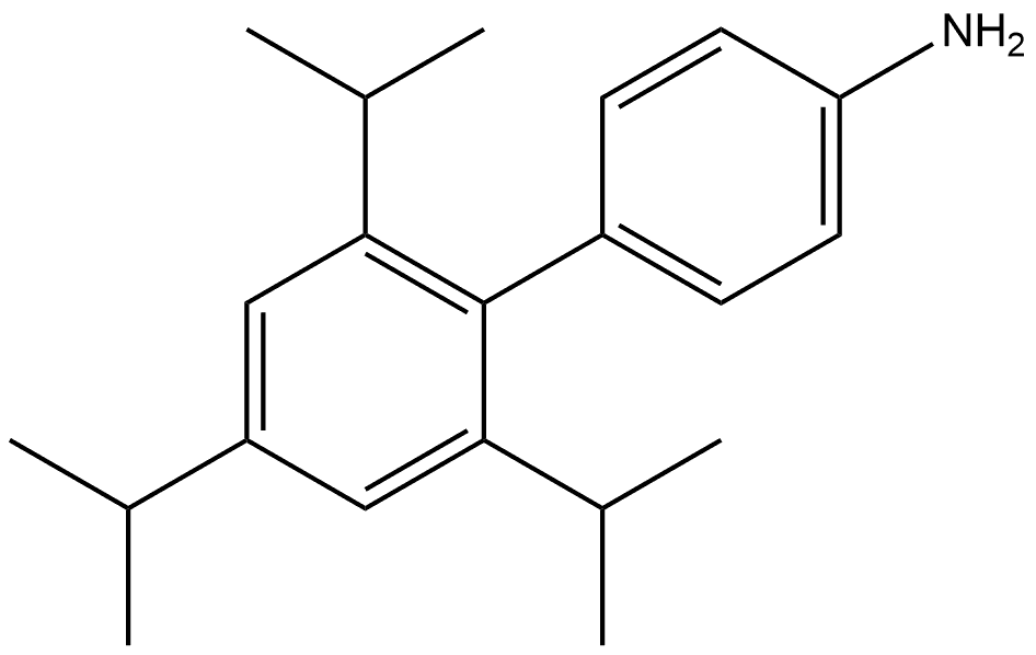 2',4',6'-triisopropyl-[1,1'-biphenyl]-4-amine,1801716-11-9,结构式