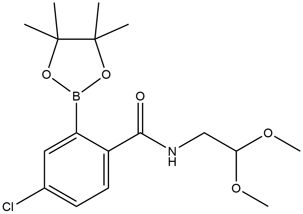 4-Chloro-N-(2,2-dimethoxyethyl)-2-(4,4,5,5-tetramethyl-1,3,2-dioxaborolan-2-y...|