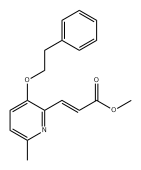 2-Propenoic acid, 3-[6-methyl-3-(2-phenylethoxy)-2-pyridinyl]-, methyl ester, (E)- (9CI)