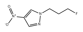 1H-Pyrazole, 1-(3-fluoropropyl)-4-nitro- Structure