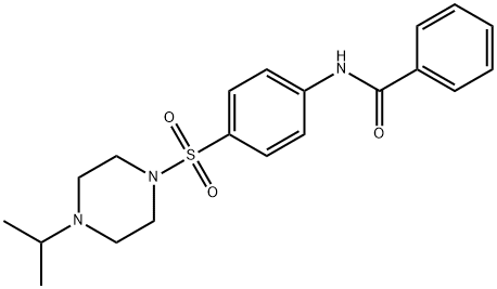 Benzamide, N-[4-[[4-(1-methylethyl)-1-piperazinyl]sulfonyl]phenyl]-,1803003-52-2,结构式