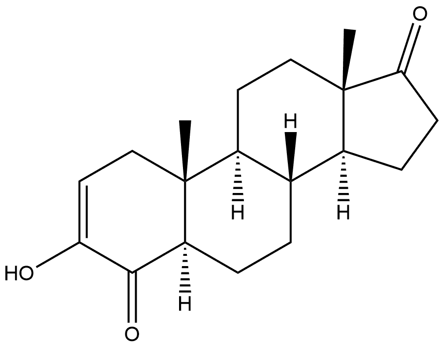Androst-2-ene-4,17-dione, 3-hydroxy-, (5α)- (9CI)