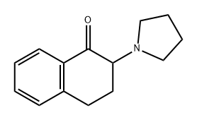 2-(pyrrolidin-1-yl)-3,4-dihydronaphthalen-1(2H)-TWO,1803168-12-8,结构式