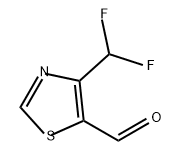 5-Thiazolecarboxaldehyde, 4-(difluoromethyl)- Struktur