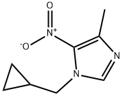 1-(Cyclopropylmethyl)-4-Methyl-5-Nitro-1H-Imidazole(WXC01263) 化学構造式