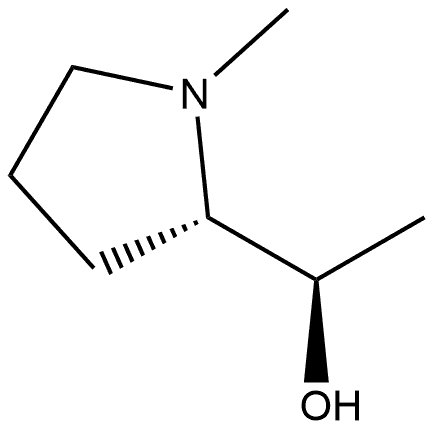 (R)-1-[(S)-1-甲基-2-吡咯烷基]乙醇, 1803485-19-9, 结构式