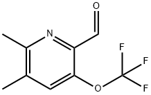 2,3-Dimethyl-5-(trifluoromethoxy)pyridine-6-carboxaldehyde 结构式