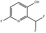3-Pyridinol, 2-(difluoromethyl)-6-fluoro- Struktur