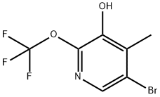 5-Bromo-3-hydroxy-4-methyl-2-(trifluoromethoxy)pyridine|