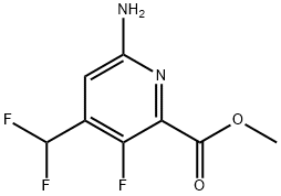 Methyl 6-amino-4-(difluoromethyl)-3-fluoropyridine-2-carboxylate,1803673-63-3,结构式
