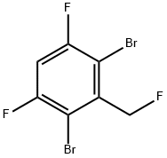 1,3-Dibromo-4,6-difluoro-2-(fluoromethyl)benzene Structure