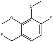 1,2-Dimethoxy-3-fluoro-6-(fluoromethyl)benzene Struktur