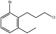 3-Bromo-2-(3-chloropropyl)ethylbenzene Struktur