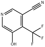 5-羟基-4-(三氟甲基)烟腈,1803756-66-2,结构式