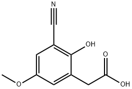 3-Cyano-2-hydroxy-5-methoxyphenylacetic acid|