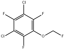 1,3-Dichloro-5-fluoromethoxy-2,4,6-trifluorobenzene Structure