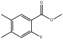 2-氟-4,5-二甲基苯甲酸甲酯,1803769-81-4,结构式