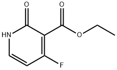 3-Pyridinecarboxylic acid, 4-fluoro-1,2-dihydro-2-oxo-, ethyl ester Struktur
