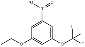 1-ethoxy-3-nitro-5-(trifluoromethoxy)benzene,1803774-05-1,结构式