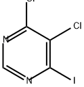 Pyrimidine, 4,5-dichloro-6-iodo- 化学構造式