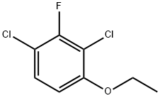 1,3-dichloro-4-ethoxy-2-fluorobenzene 结构式