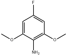 Benzenamine, 4-fluoro-2,6-dimethoxy- Struktur