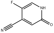 4-Pyridinecarbonitrile, 5-fluoro-1,2-dihydro-2-oxo- Struktur