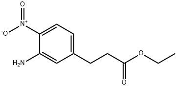 Ethyl 3-amino-4-nitrophenylpropanoate 结构式