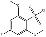 2,6-Dimethoxy-4-fluorobenzenesulfonylchloride Struktur